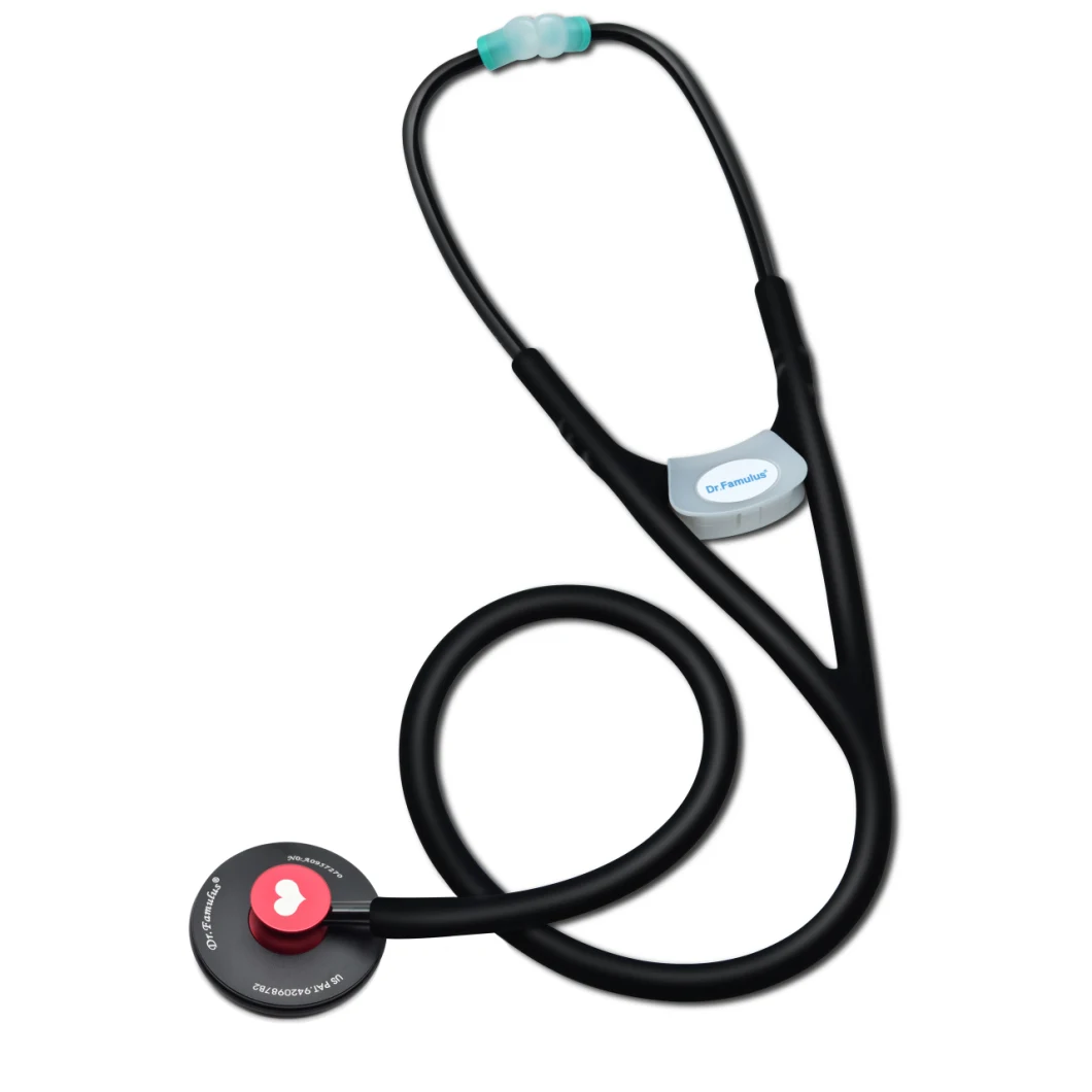 Single Frequency Preset Medical Cardiology Stethoscope with Single Head