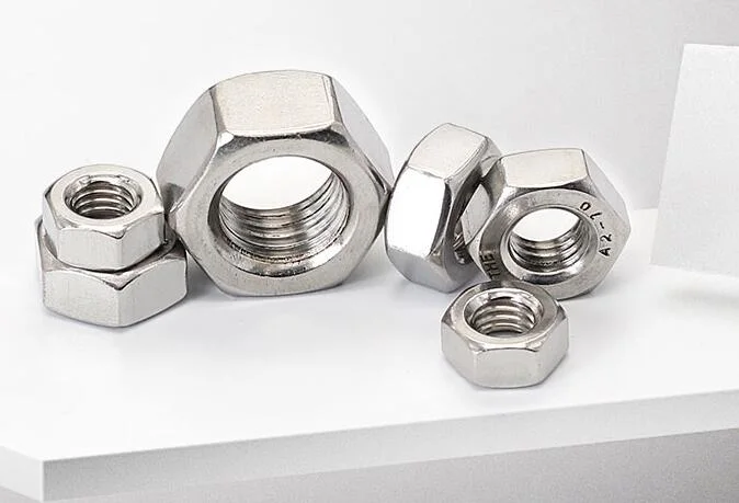 Stainless Steel Hexagon Nut with Bsw Threads, Hexagon Machine Nut, Locknuts, Wing Nuts