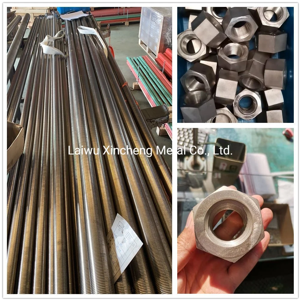 Full Threaded Rod B7 Thread Rod Stud Alloy Steel ASTM A193 B7 Stud Rod