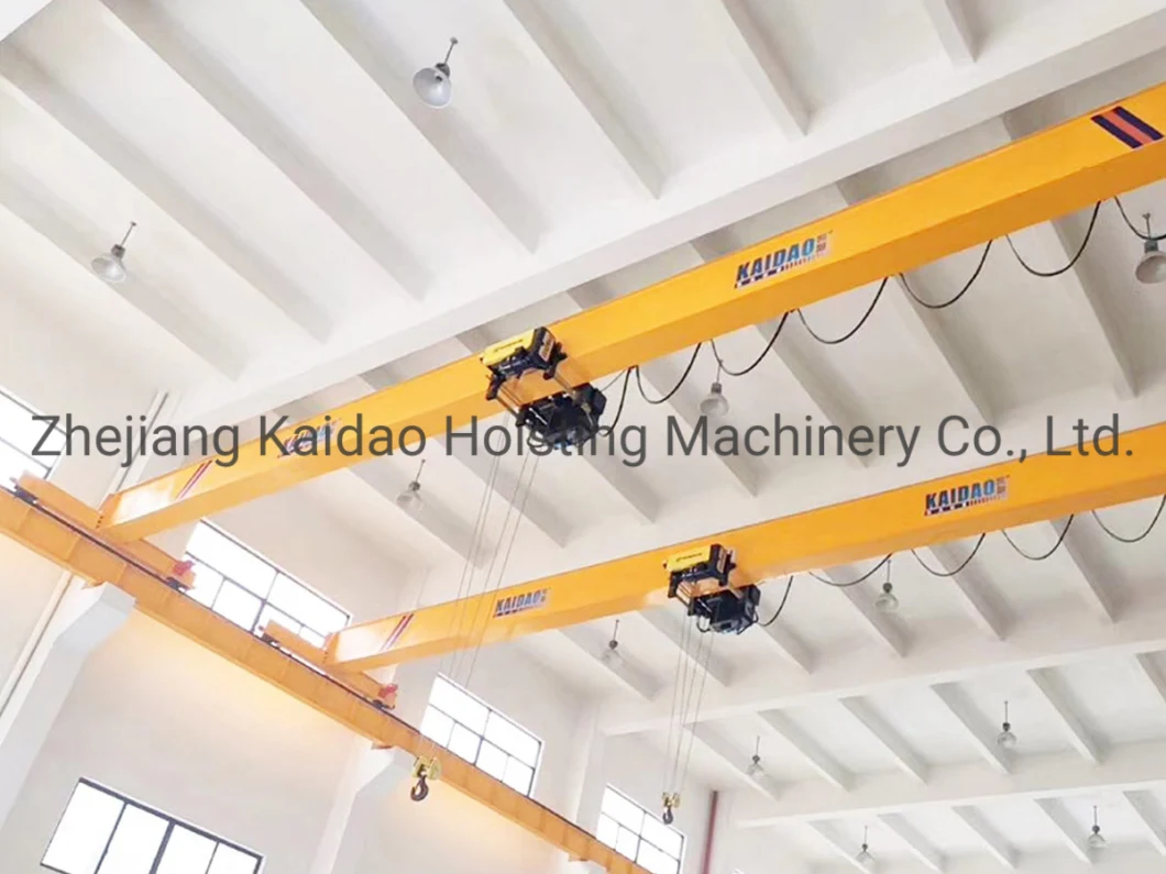Workshop Gantry Overhead Crane Electric Wire Rope Pulling Hoist