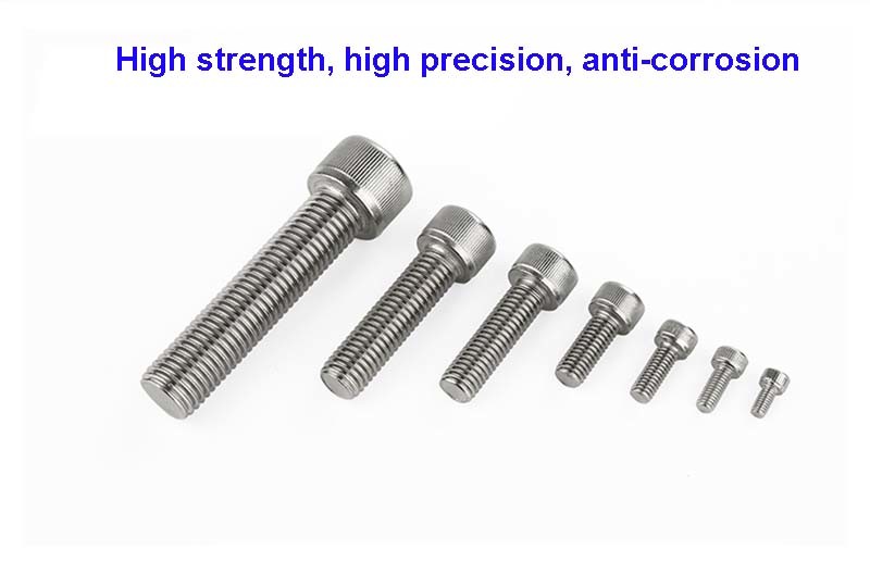 Standard 304 Stainless Steel Inner Hexagon Bolt Screw and Countersunk Bolt with Nut