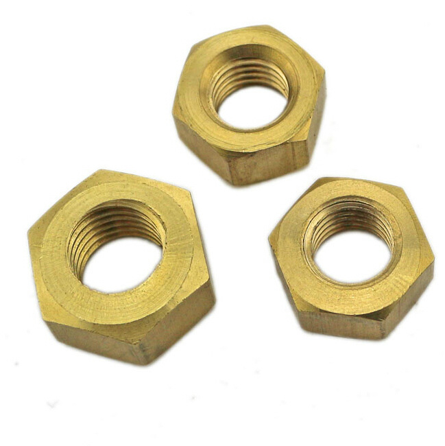 Non-Standard Turned Part Short Brass Threaded Rod Stud