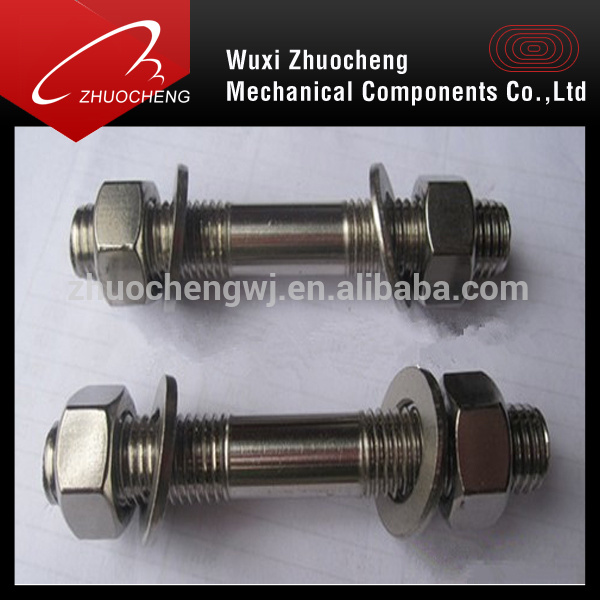 Stainless Steel 316 A4 SUS Stud Bolt with Nuts