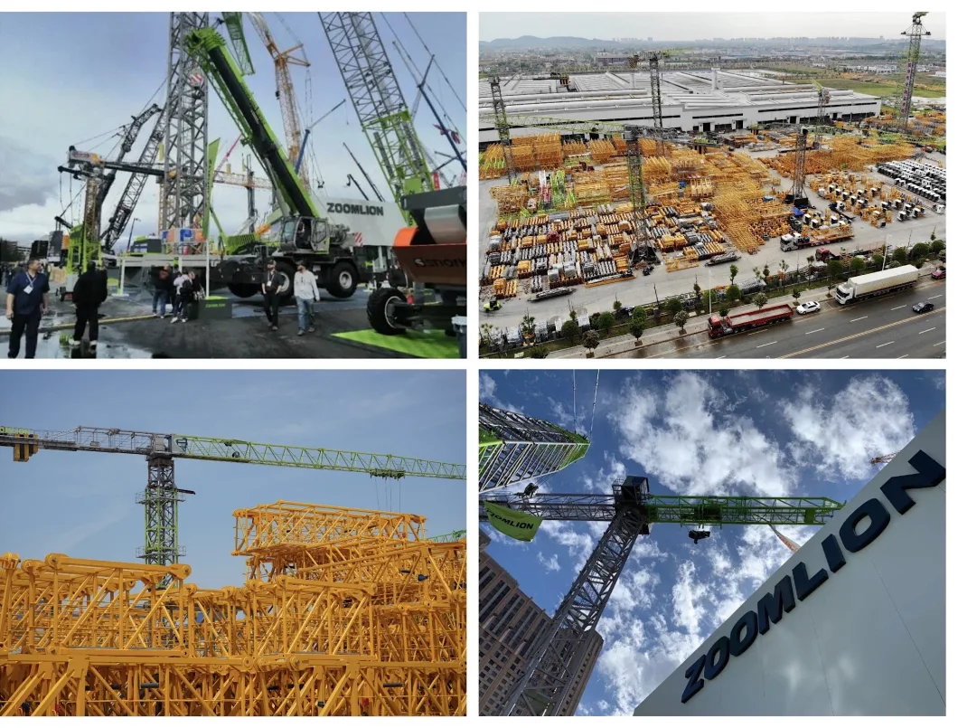 Zoomlion Luffing Jib Tower Crane L250-16/20 with High Lifting Speed and Excellent Lifting Performance