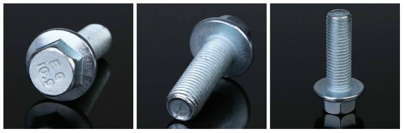 Alloy Steel Customized Zinc Coating Flange Bolt and Nuts