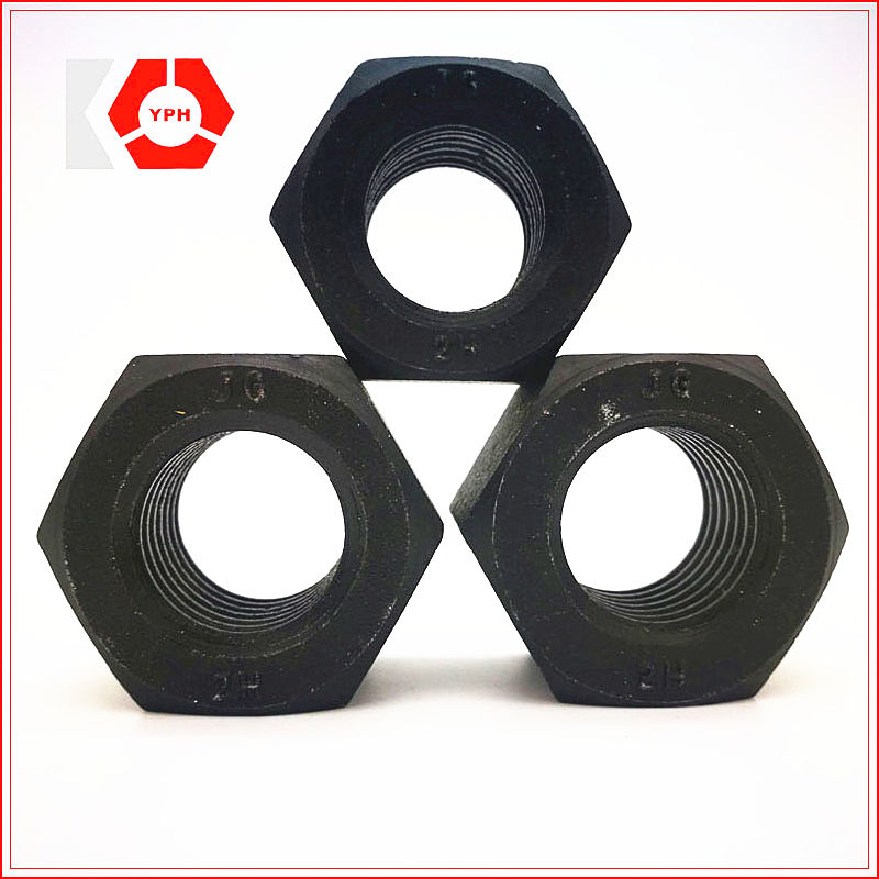 Color-Zinc Plated Hexagon Nuts ASTM A563 with Carbon Steel