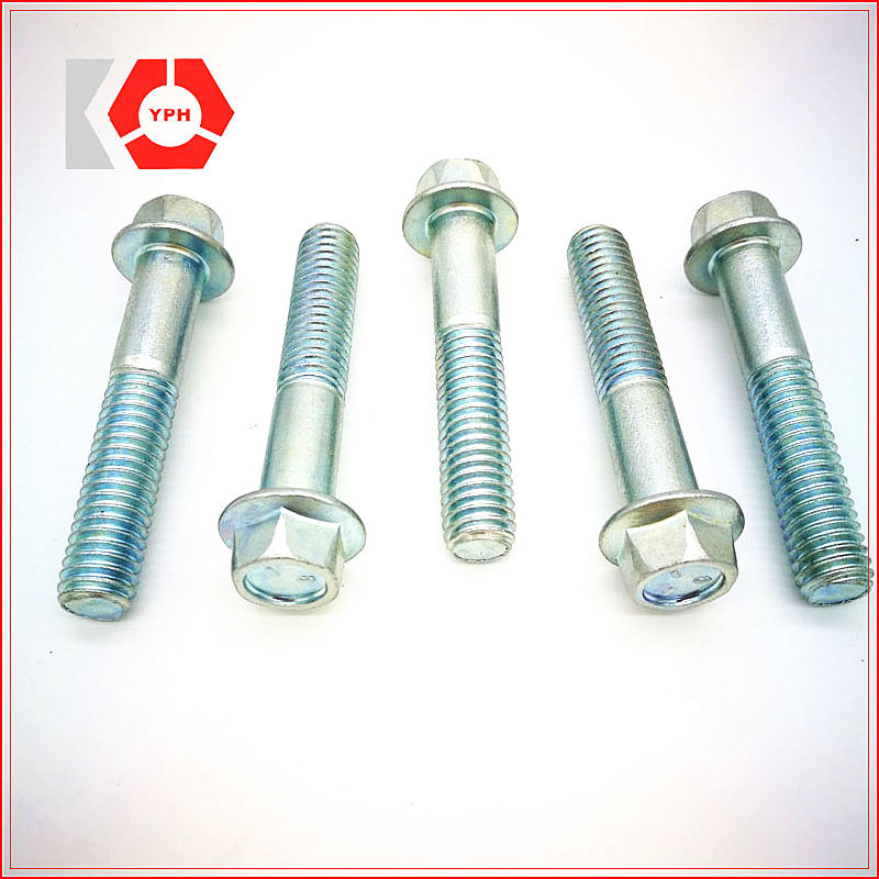 DIN6921 Hex Flange Head Bolts Carbon Steel All Grade