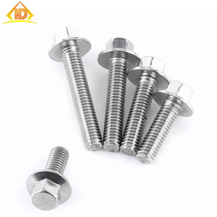 Professional DIN6921 High Strength M10 Hex Head Flange Bolts