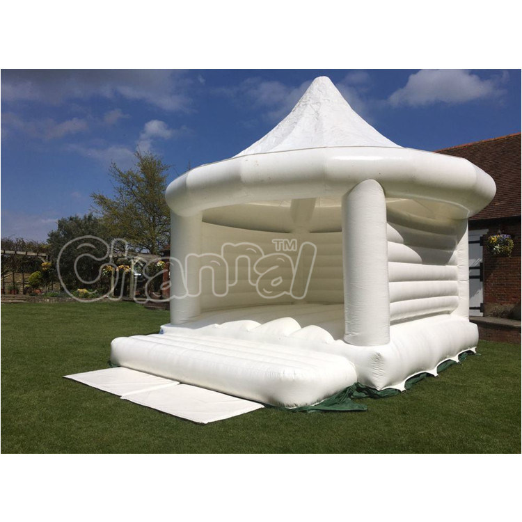 Inflatable White Bouncy Castle for Wedding Inflatable Wihte Weeding Castle