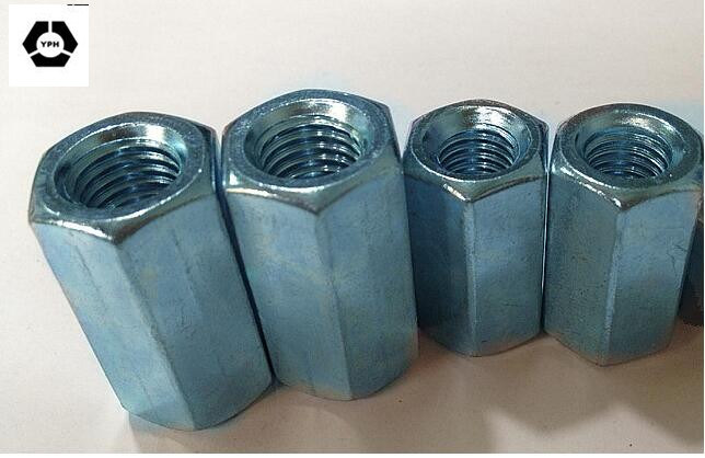 DIN 6334 Long Hex Coupling Nuts with Zp