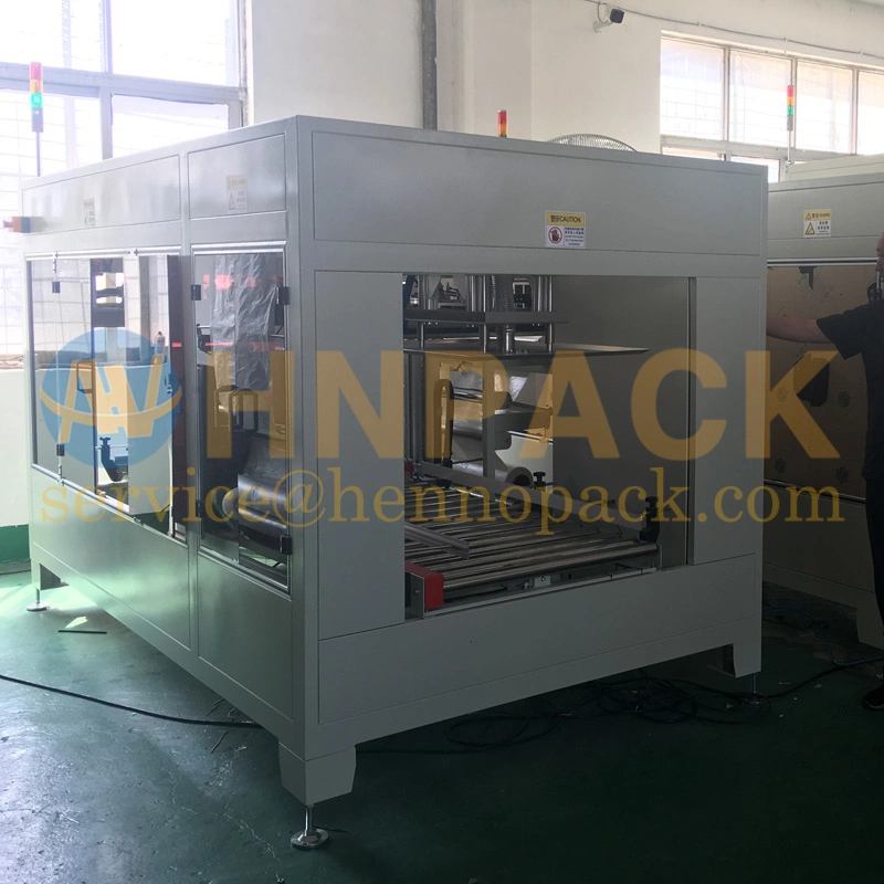 Tobacco Box Robotic Palletizing Production Line with 304 Stainless Steel Box Carton Case Polybag Inserting Packer