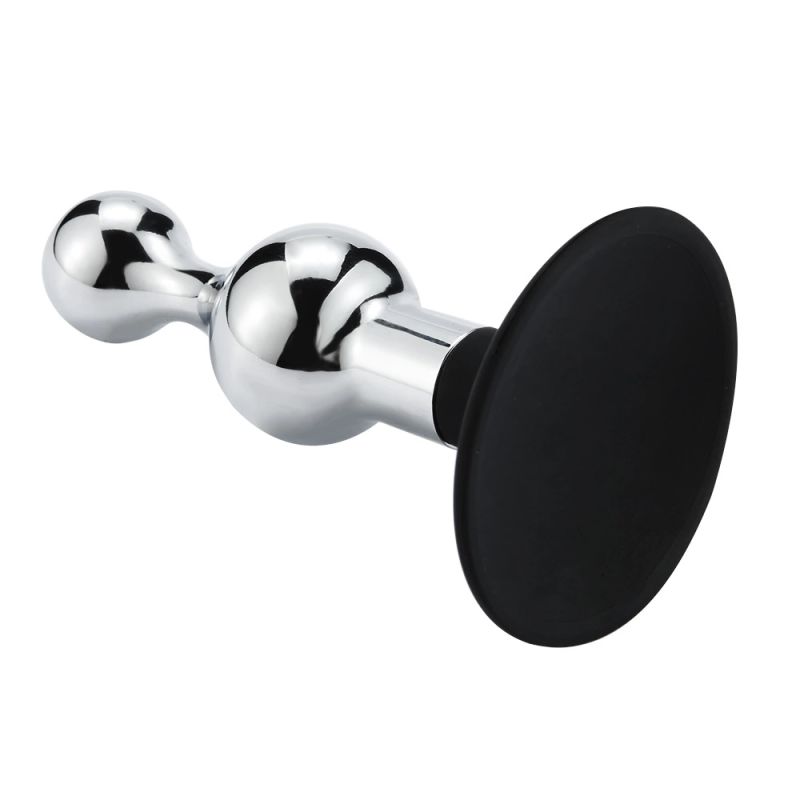 Anchor Metal Anal Plug Sucker Silicone Butt Plug Aluminum Alloy Butt Plug Anal Toy Anal Sex Expansion