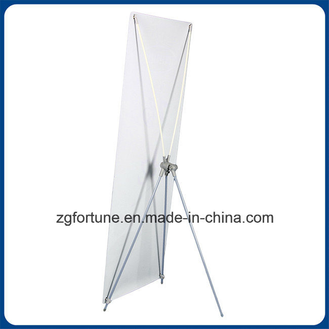 Outdoor Display Iron Pole Rotary Adjustable X Banner Stand