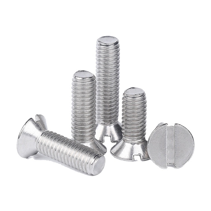 DIN963 Slotted Countersunk Head Machine Screw, Slotted Cheese Head