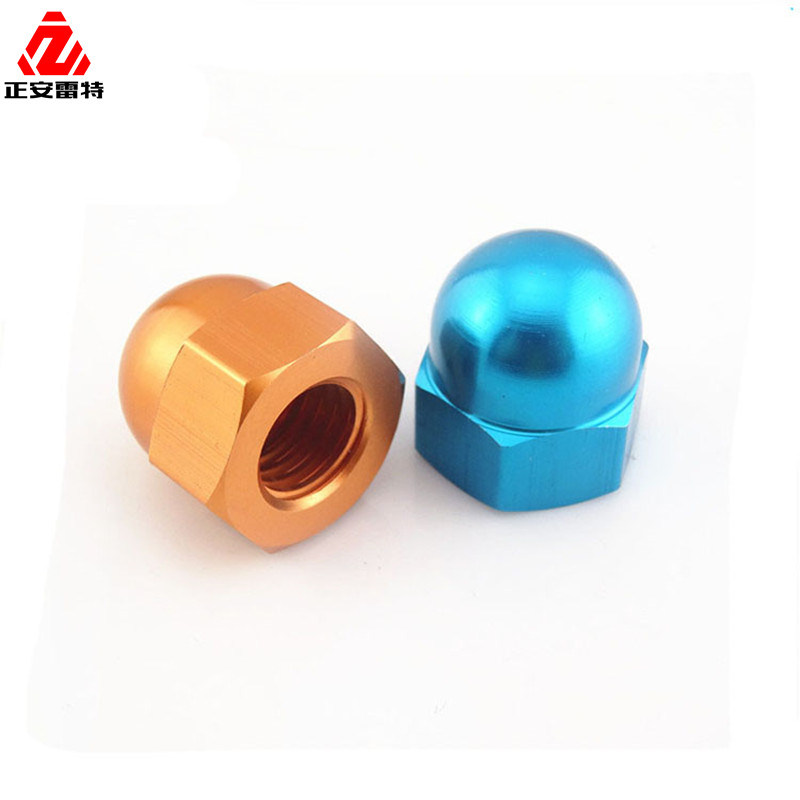 Colorful Cap Nut M2 M2.5 M3 M4 M5 M6 M8 Aluminum Serrated Locknuts for Drone Uav Fpv