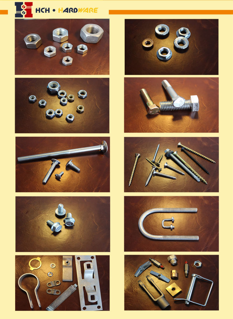 Full Thread Hex Hexagon Head Cap Machine Screws Bolts Nuts Flat and Lock Washers, Hex Head Cap Machine Screws Bolts