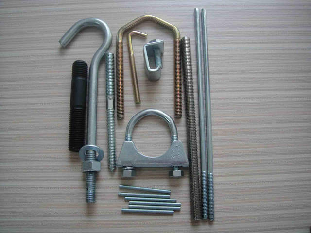 Metal Steel Zinc Plated J-Bolt with Square Nut