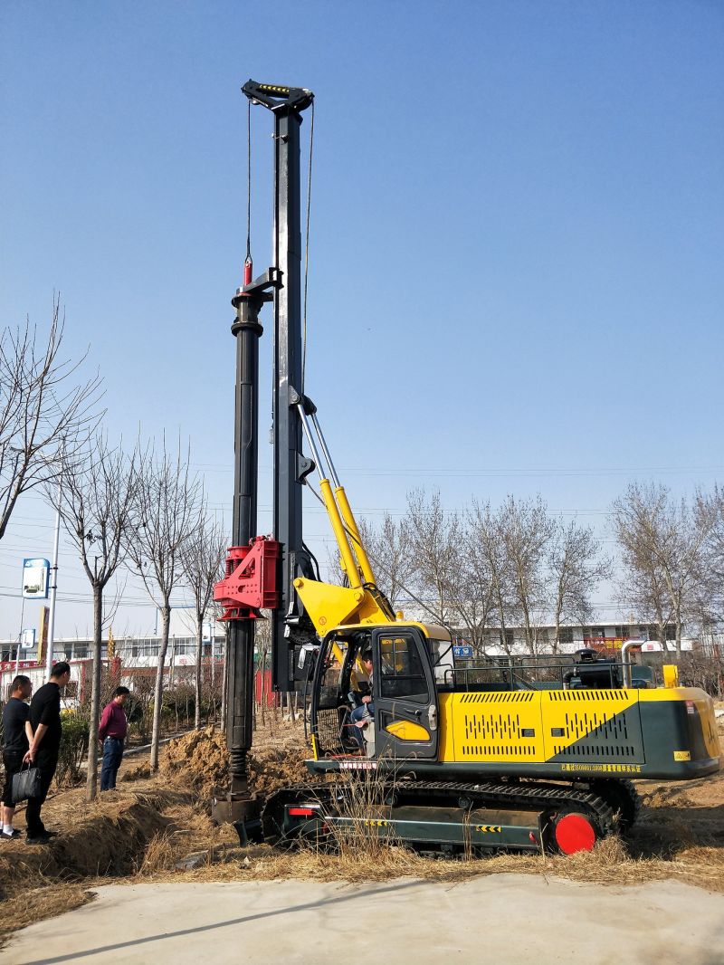 20m Small Rotary Drilling Rig Bore Pile Machine Rotary Drilling Machine