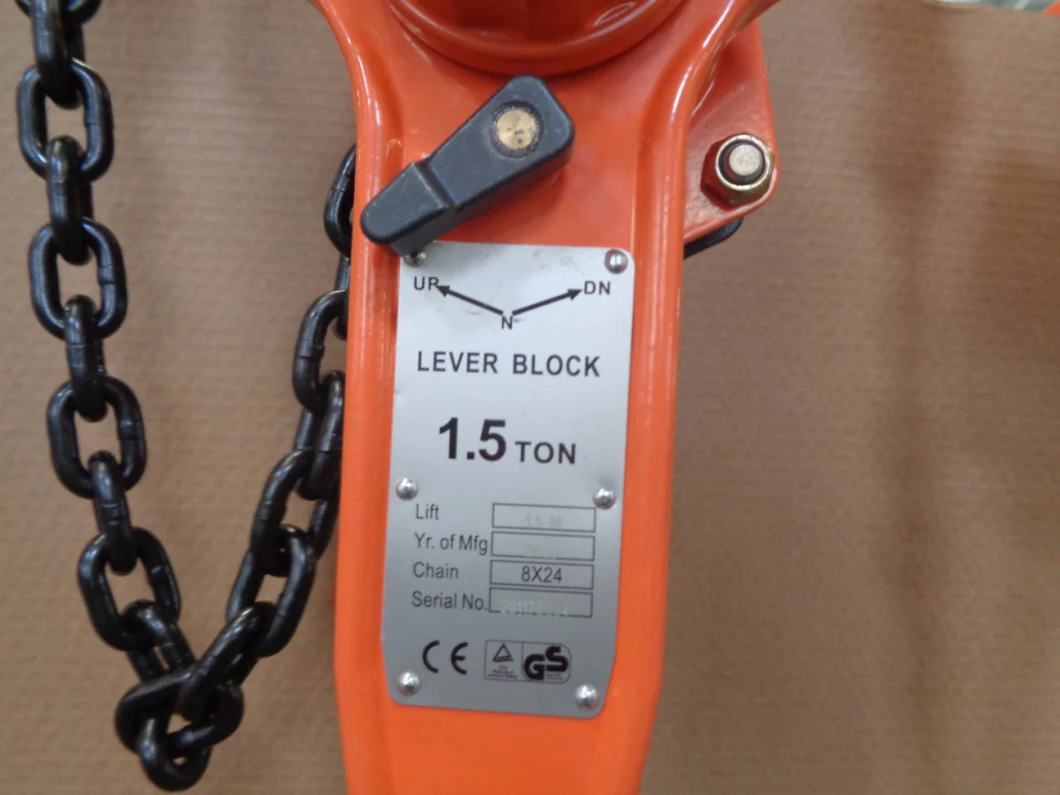 Comaccord 1.5ton Manual Lever Hoist 3m Lifting Chain Hoist