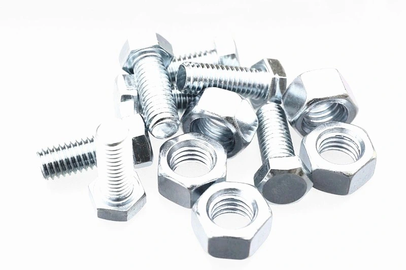 DIN 931 Hex Bolt and Nut with 8.8 Grade Hex Flange Bolt and Nut