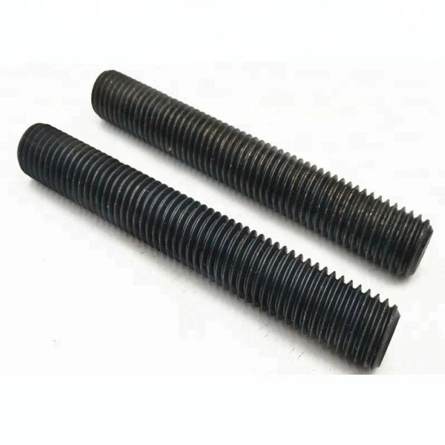 DIN975 976 Full Threaded Rods, Thread Bar, Round Bar, Thread Stud, Carbon Black Galvanized