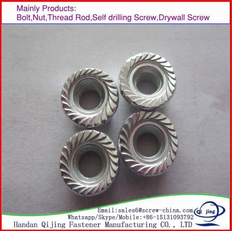 Flanged Hex Nut Metal Insert Lock Nut