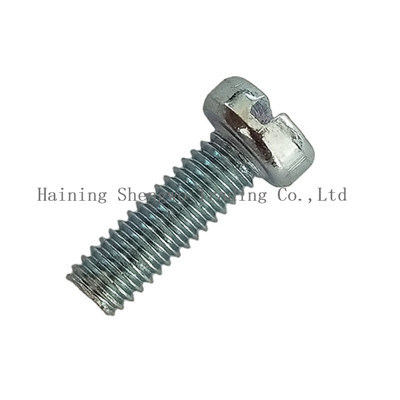 Zinc Plated Cheese Slotted Head Fasteners Machine Bolt