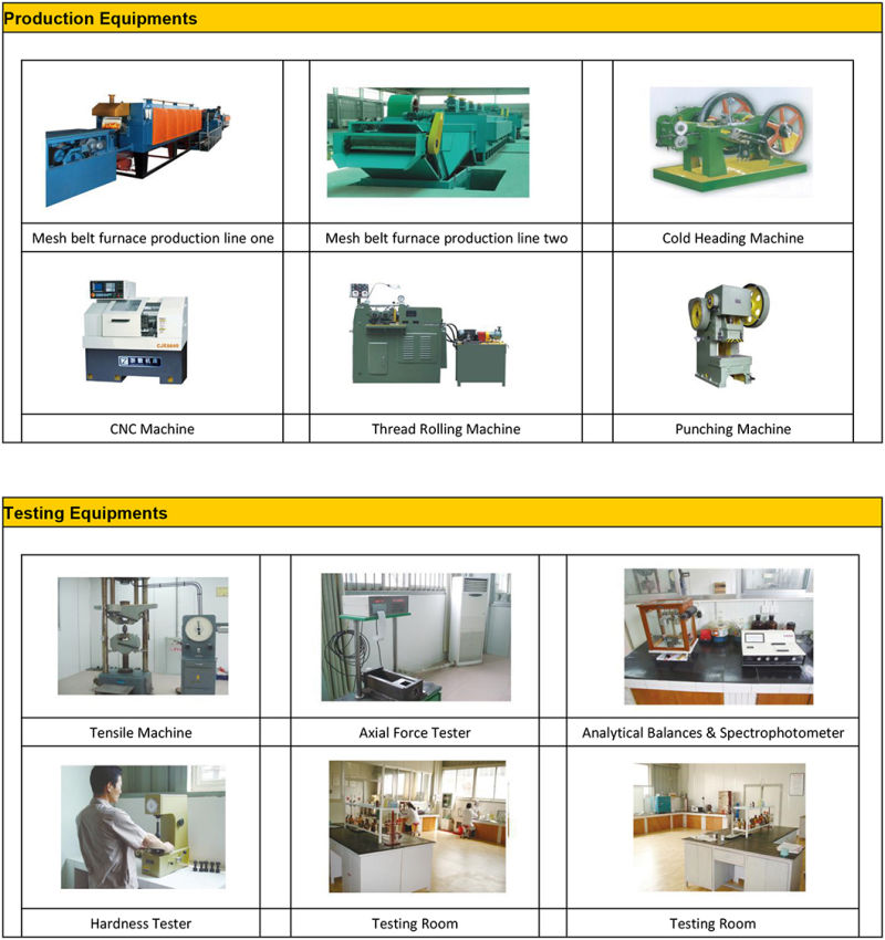 Blackening Surface Treatment Twisted Shear Bolt Ts Bolt Tc Bolt