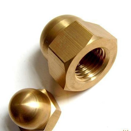 Brass Cap Nut Hexagon Domed Cap Acorn Nuts