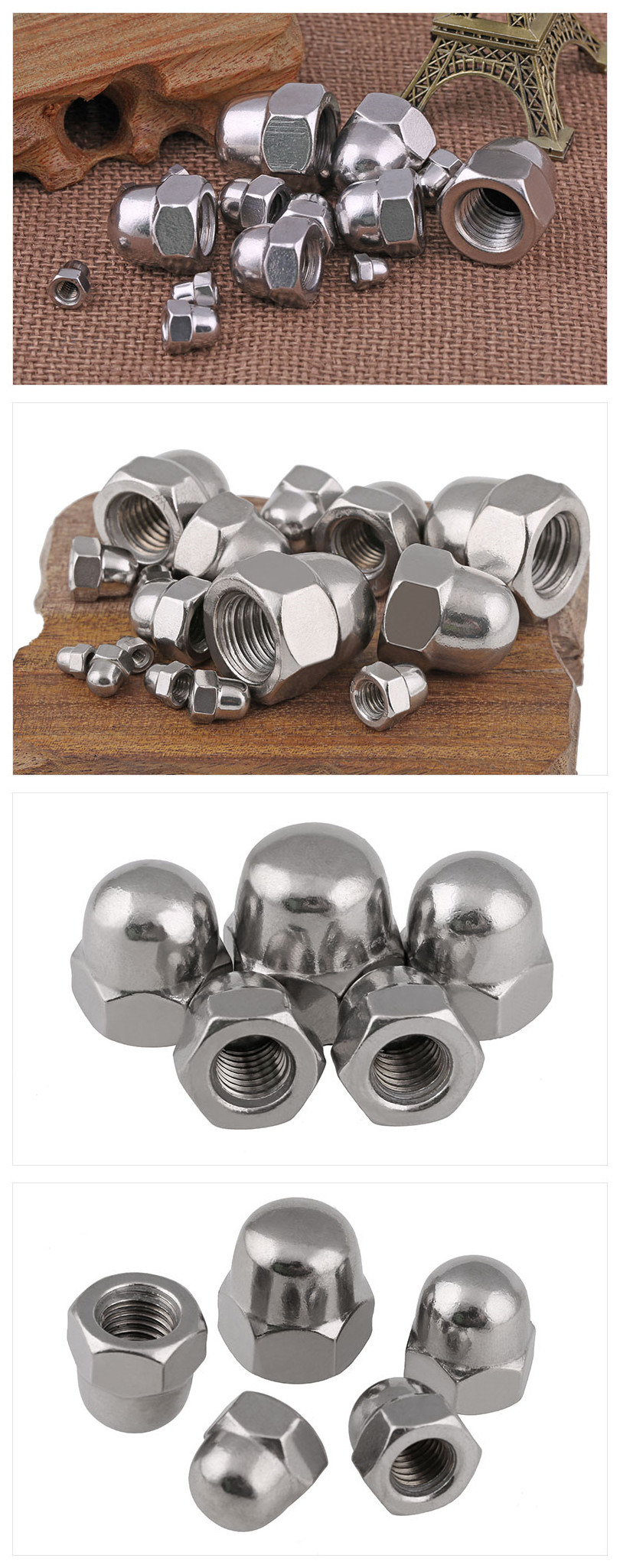 DIN 1587 Acorn Nut A2 Stainless