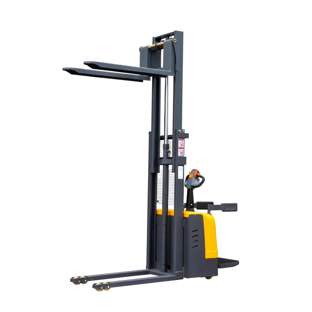 1.5t 1500kg Lifting 5meter 5000mm Electric Standing Pallet Trolley