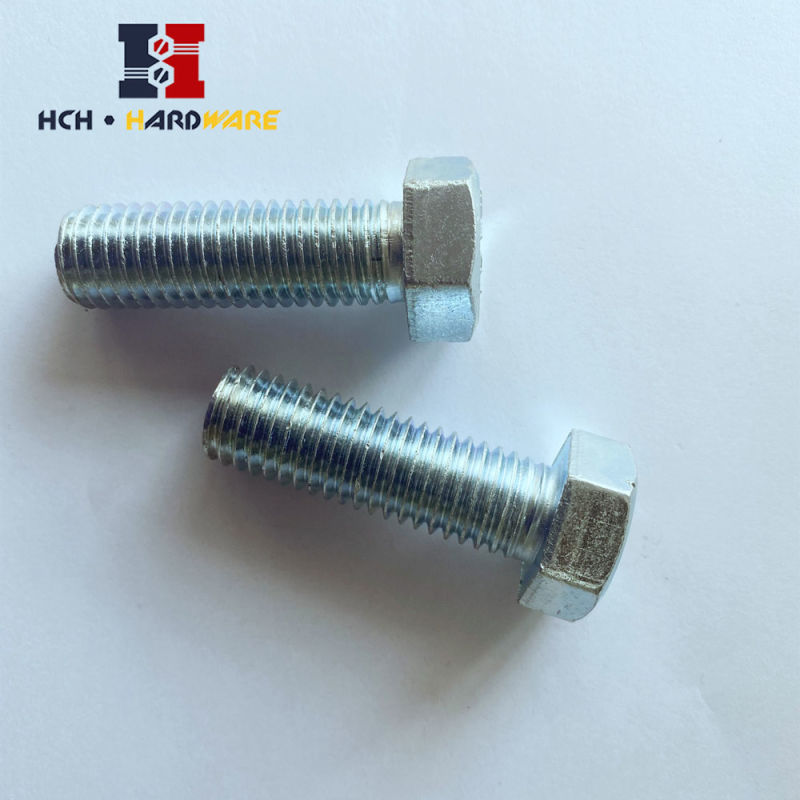 Zinc Plated Hex Bolt/ Fastener/ Hex Tap Bolt/ Bolt