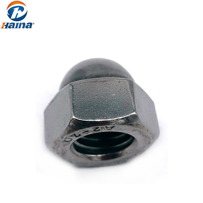 DIN1587 Stainless Steel 201 304 316 M20 M24 Hex Acorn Nuts