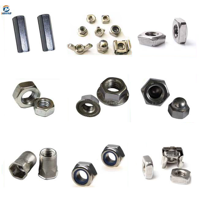 Acron Cap Nuts/Hexagon Acorn Nuts with Flange (SS304/316/202/201)