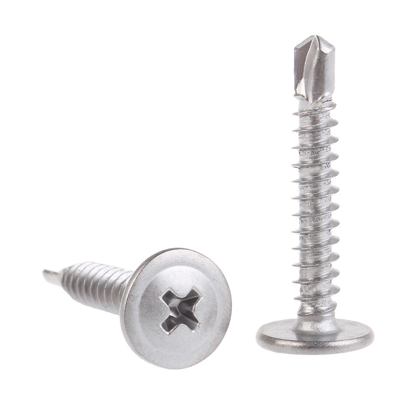 Cross Recessed Truss Head Self Tapping Tail Bolt Round Head Pad Washer Drilling Screws