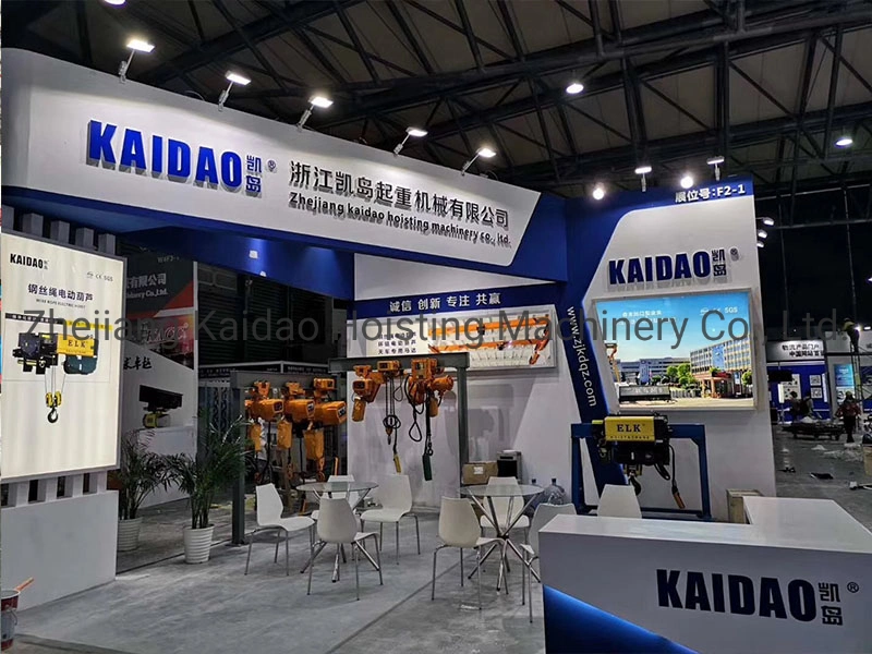 Kaidao 360 Degree Workshop Electric Chain Jib Crane Hoist