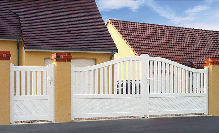 Aluminium Fence Gate for House Modern Style House Gate