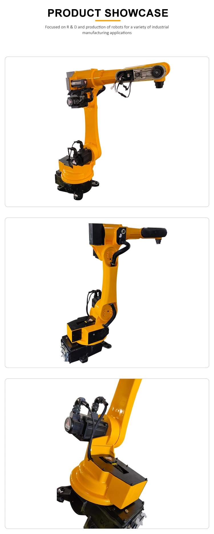 High Precision Industrial Robot Manipulator 6 Dof Stamping Robot Arm for Loading and Unloading