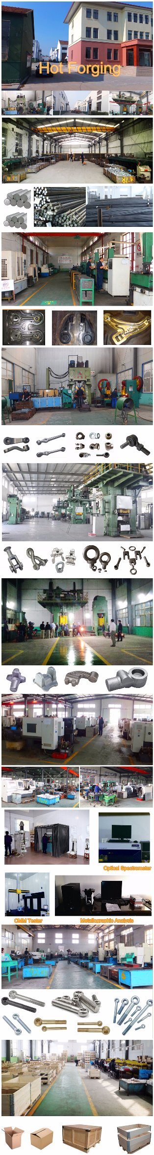 Hot Forging Stainless Steel Eye Bolt and Eye Nut