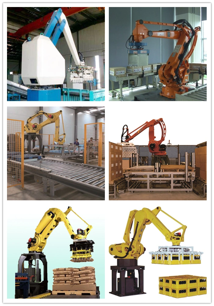 Automatic Palletizing Palletising Stacking Robot Machine with Manipulator Arm for Seasoning and Condiments