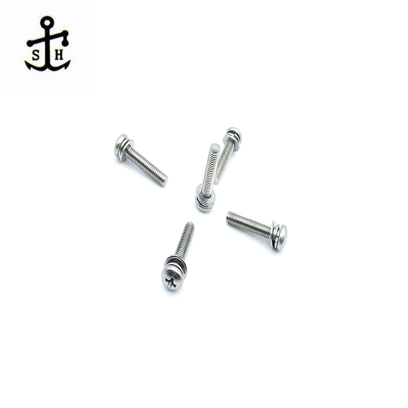 Screw and Washer Assemblies Made of Steel with Plain Washer Made in China