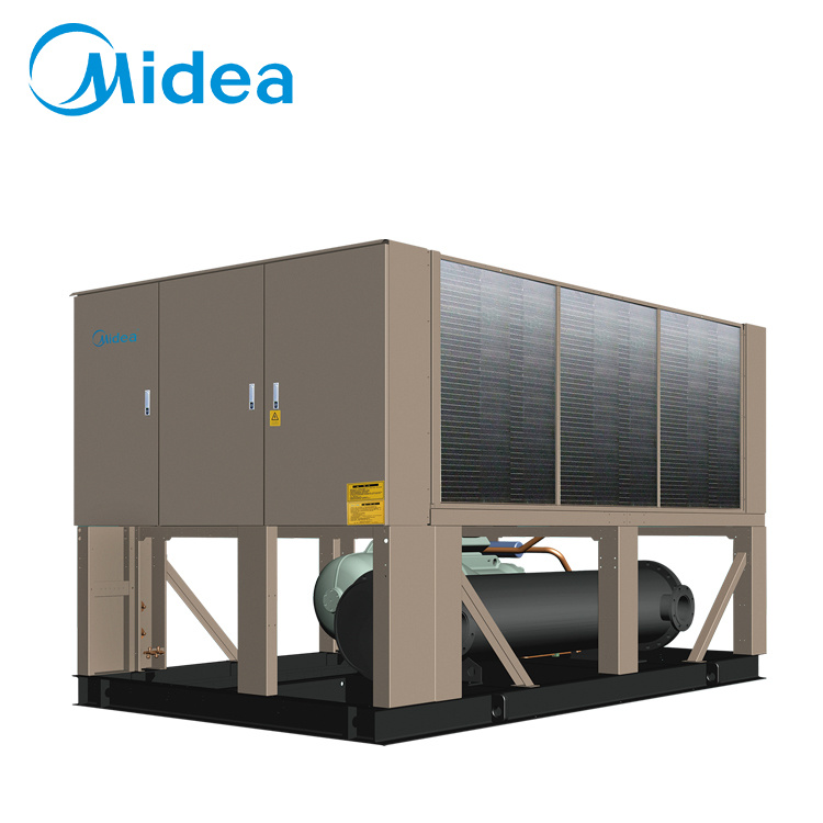 Midea Air Cooled Screw Dual Compressor High Quality Screw Water Chiller