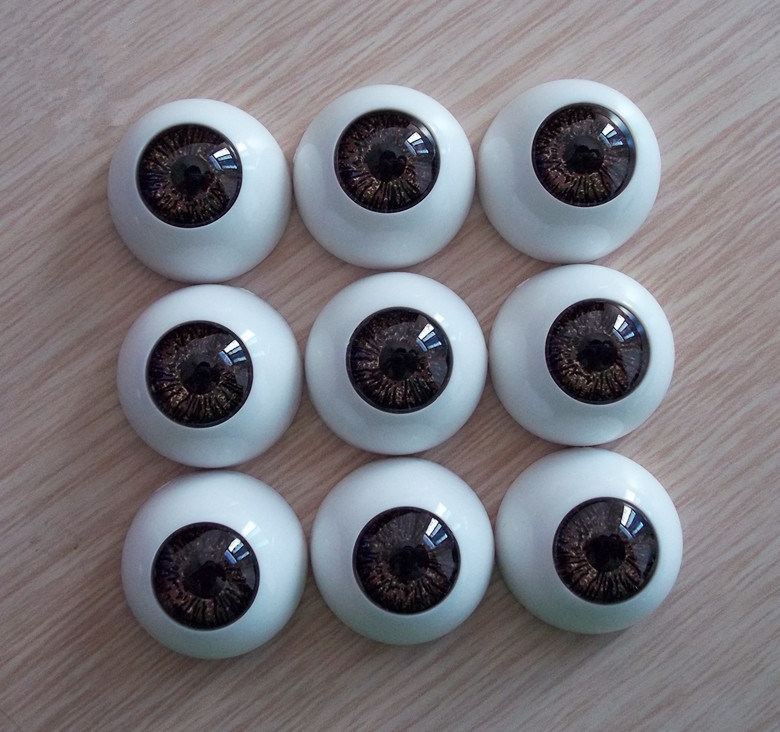 China Manufacturer 3mm to 28mm Safety Doll Eyes Half-Round Glass Baby Doll Eyes and Adult Doll Eyes Supplier