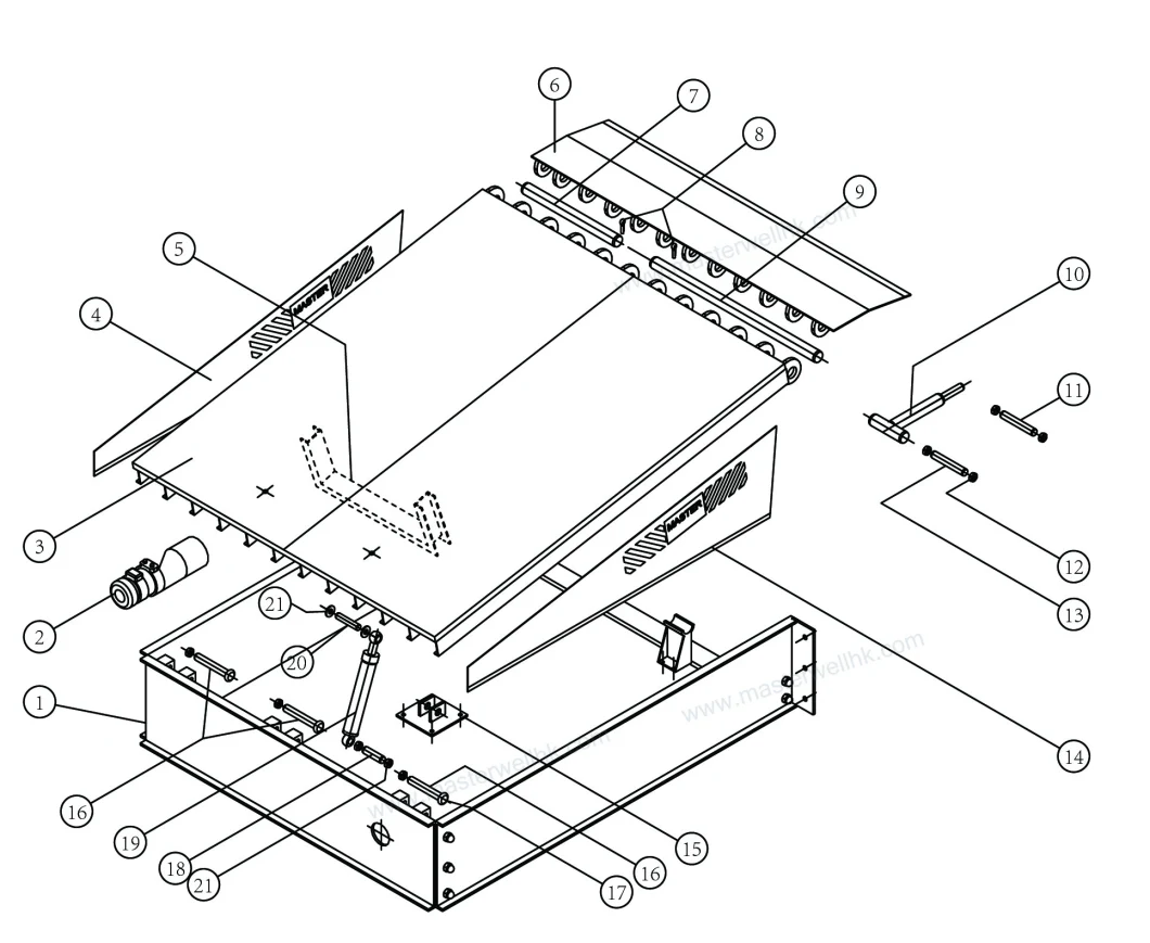 Industrial Warehouse Loading and Unloading Lifting Equipment Loading Bay Dock Leveler