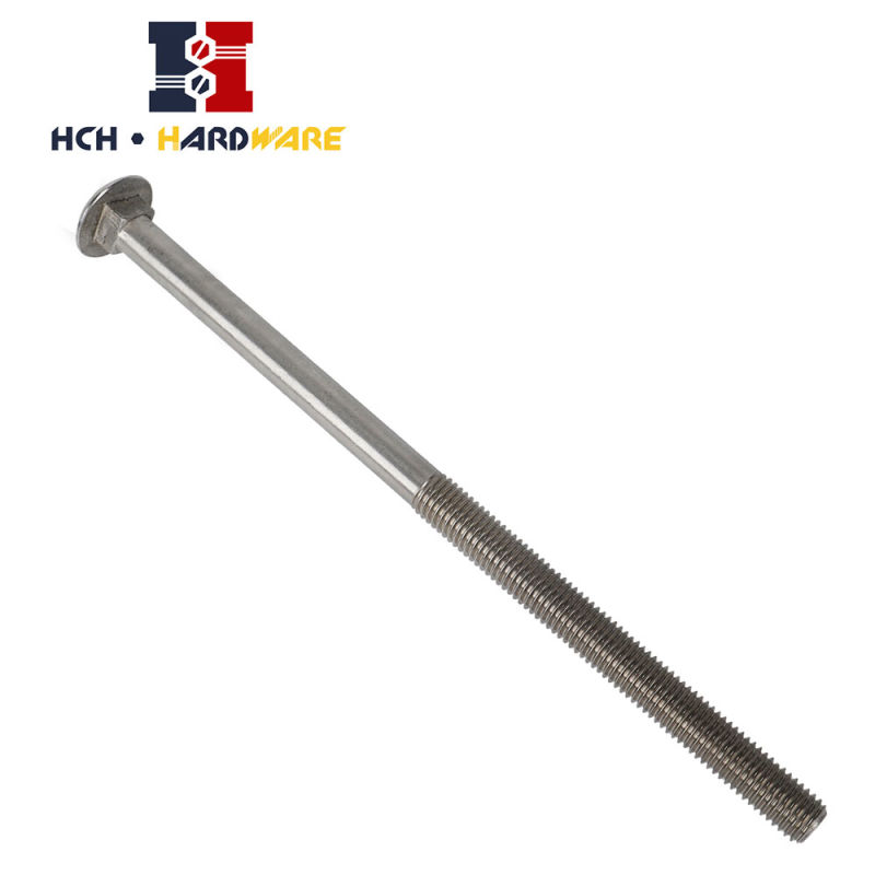 Long SS304/SS316 DIN603 Round Head Square Neck Carriage Bolt