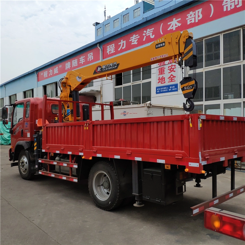 6.3tons 8tons Telescopic Boom Truck Crane Manipulator