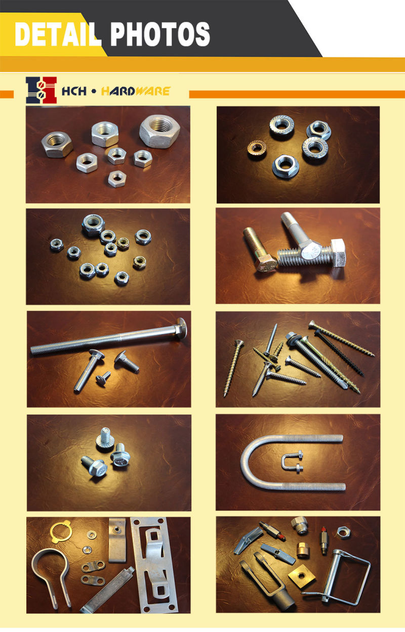 Aluminium Bolt and Nut/ Zinc Plated Hex Bolt/ Fastener/ Hex Tap Bolt/ Bolt