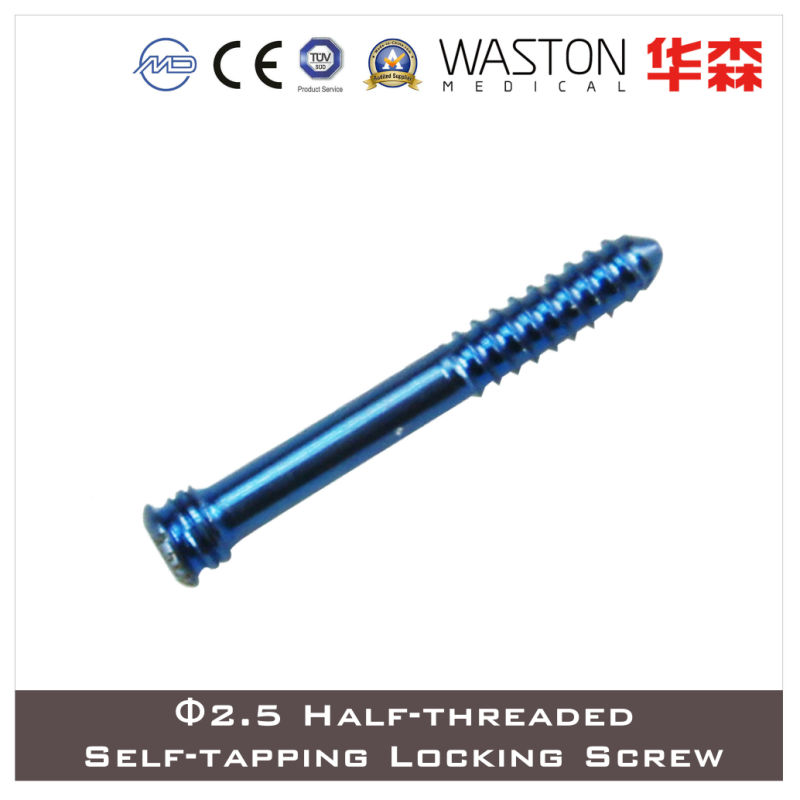 Titanium Locking Screw, Titanium, Fracture Orthopedic Screws, Self-Tapping Screws