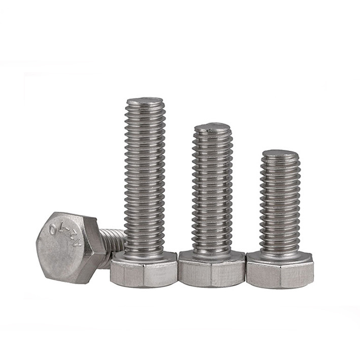 Fastener Wholesale Stainless Steel Hexagon Head Bolts DIN931hex Bolt