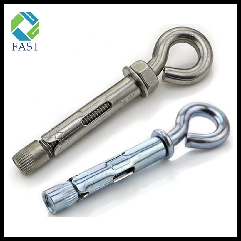 Made in China Stainless Steel/Galvanized Sleeve Anchor Bolt with Eye Bolt